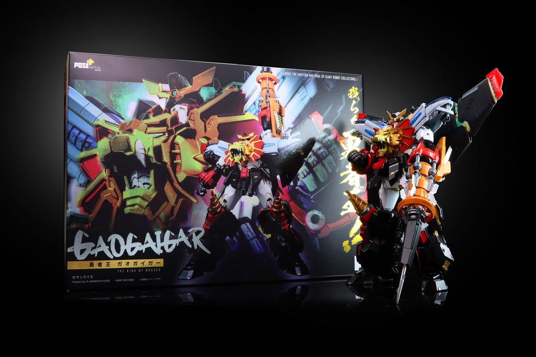【官方開箱介紹】 POSE+ Metal series: The King of Braves Gaogaigar《勇者王》