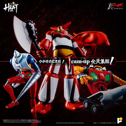 【再販】【預購入】[POSE＋ METAL HEAT系列 三一萬能俠1號 (真三一萬能俠 世界最後之日ver.)]/[POSE＋METAL HEATシリーズ GETTER 1 (ゲッターロボ アルマゲドンver.)]