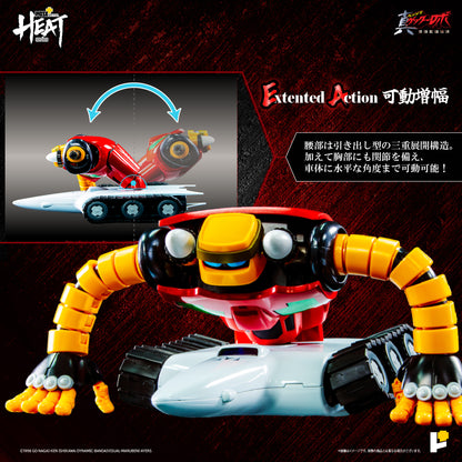 【再販】【預購入】[POSE＋ METAL HEAT系列 三一萬能俠 3號 (真三一萬能俠 世界最後之日ver.)]/[POSE＋METAL HEATシリーズ GETTER 3 (ゲッターロボ アルマゲドンver.)]