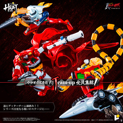 【再販】【預購入】[POSE＋ METAL HEAT系列 三一萬能俠 3號 (真三一萬能俠 世界最後之日ver.)]/[POSE＋METAL HEATシリーズ GETTER 3 (ゲッターロボ アルマゲドンver.)]